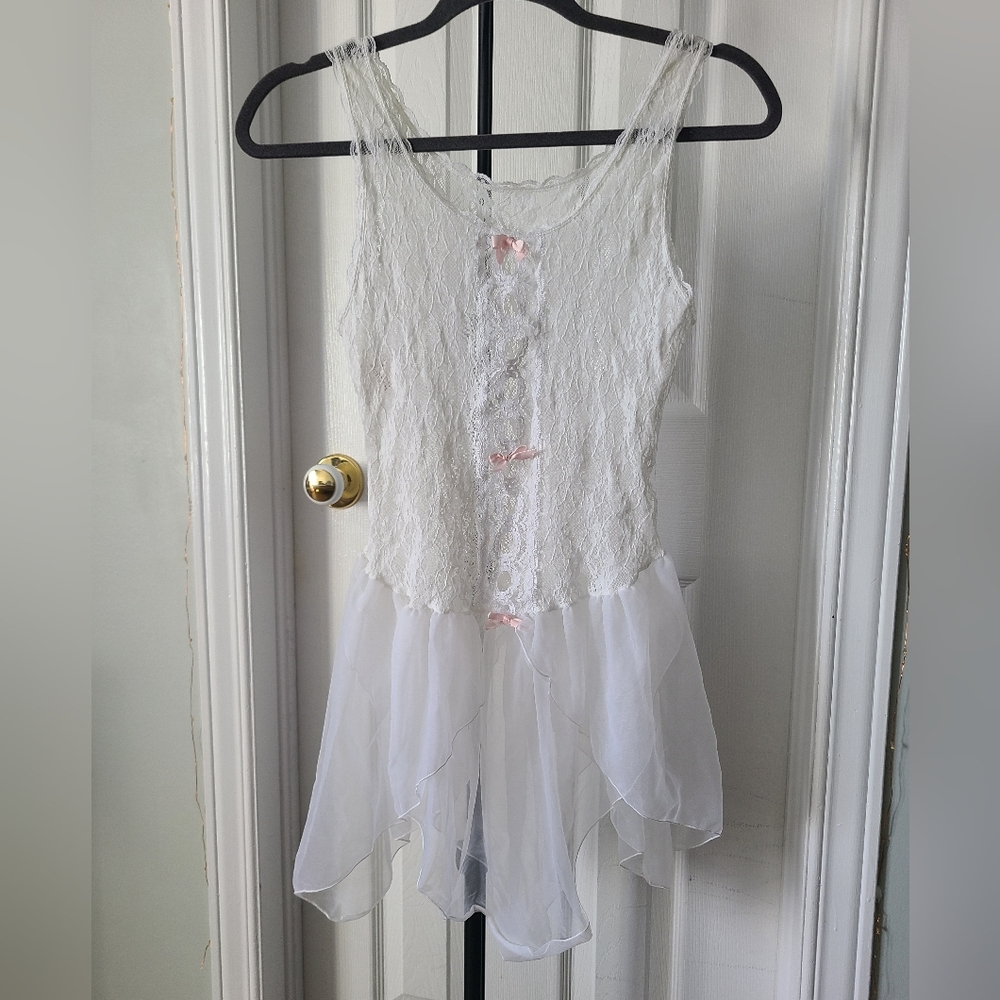 Lace lingerie top